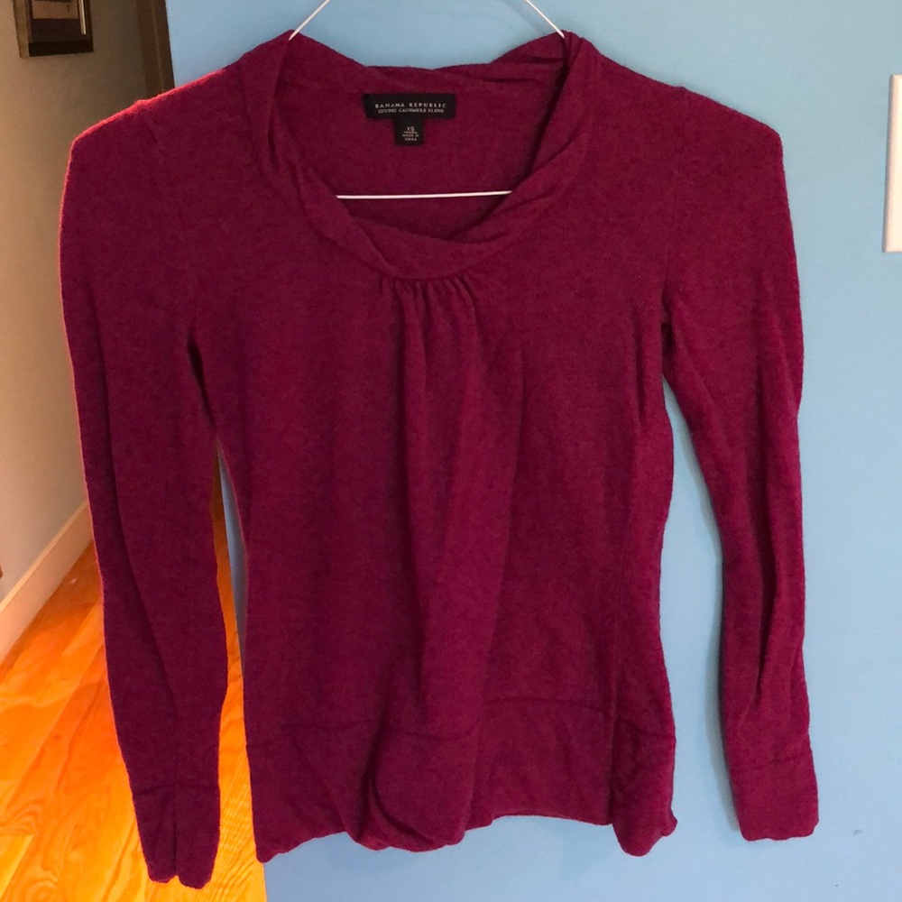Banana Republic Luxury Cashmere Blend Sweater